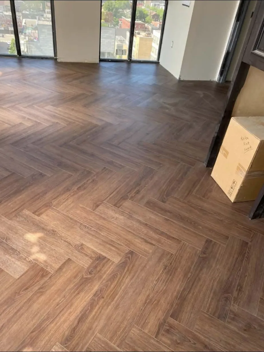 Herringbone Vinyl – Condo Installation